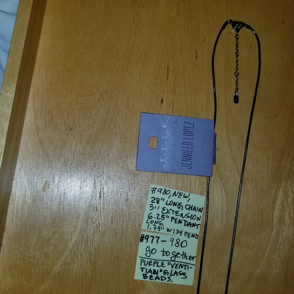 ✅980 NWT RARE Jennifer Lopez Purple Venetian Glass - Picture 13 of 16